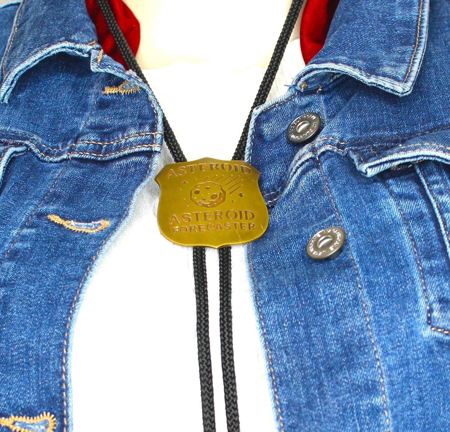 52mm x 45mm Asteroid Forecaster Bolo Tie, made in USA, each