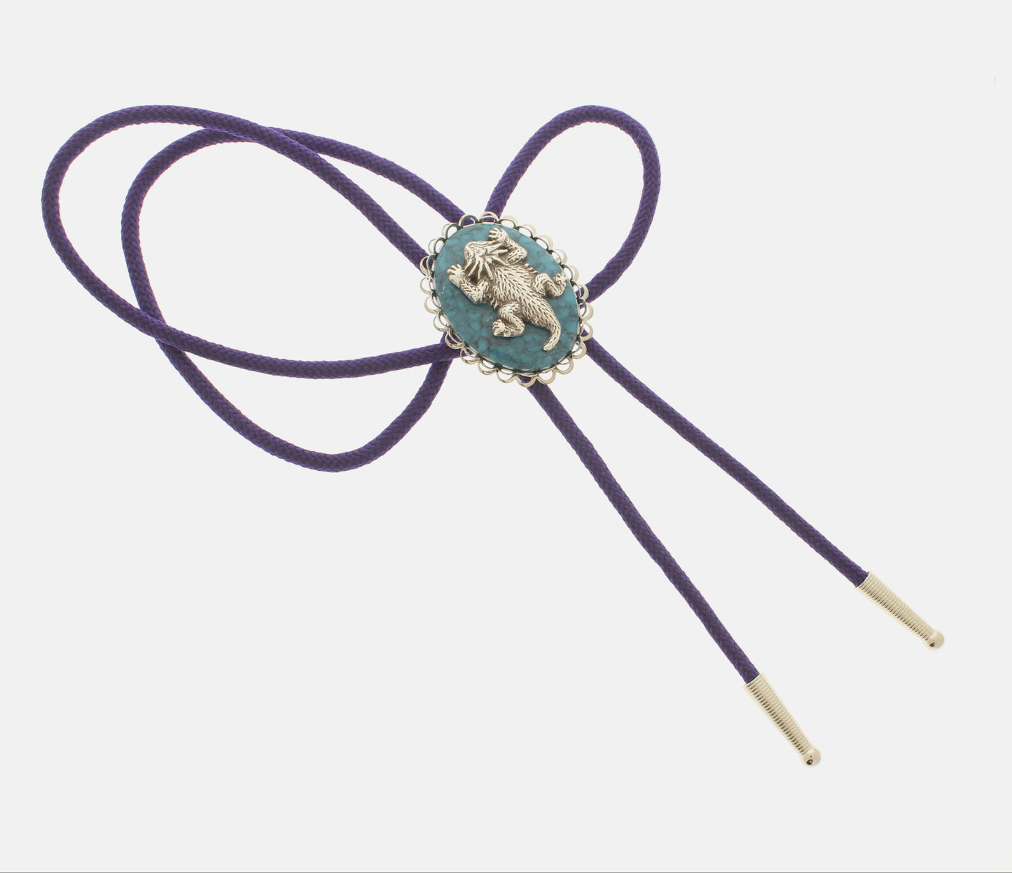 46mm x 36mm Horned Toad Bolo Tie, made in USA, each