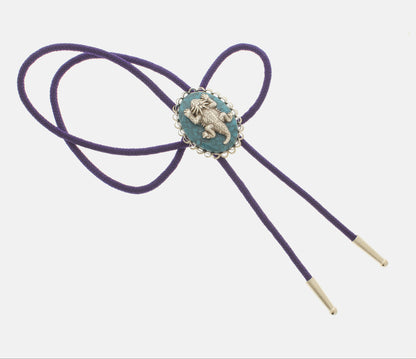 46mm x 36mm Horned Toad Bolo Tie, made in USA, each