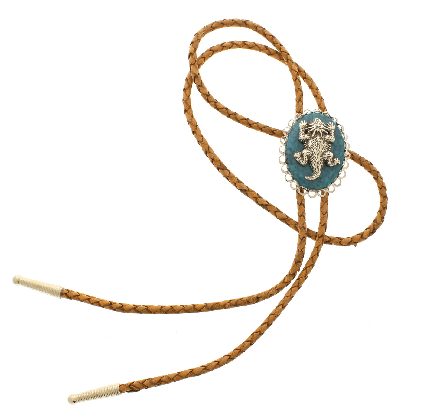 46mm x 36mm Horned Toad Bolo Tie, made in USA, each