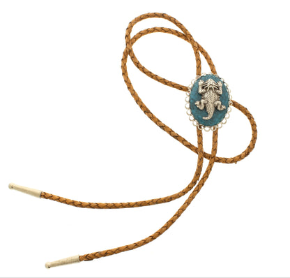 46mm x 36mm Horned Toad Bolo Tie, made in USA, each