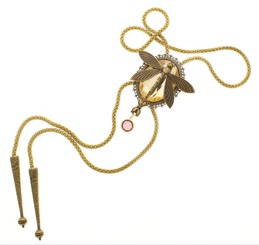 Golden Drift Bolo Tie, made in USA, each 61.1mm x 78.8mm