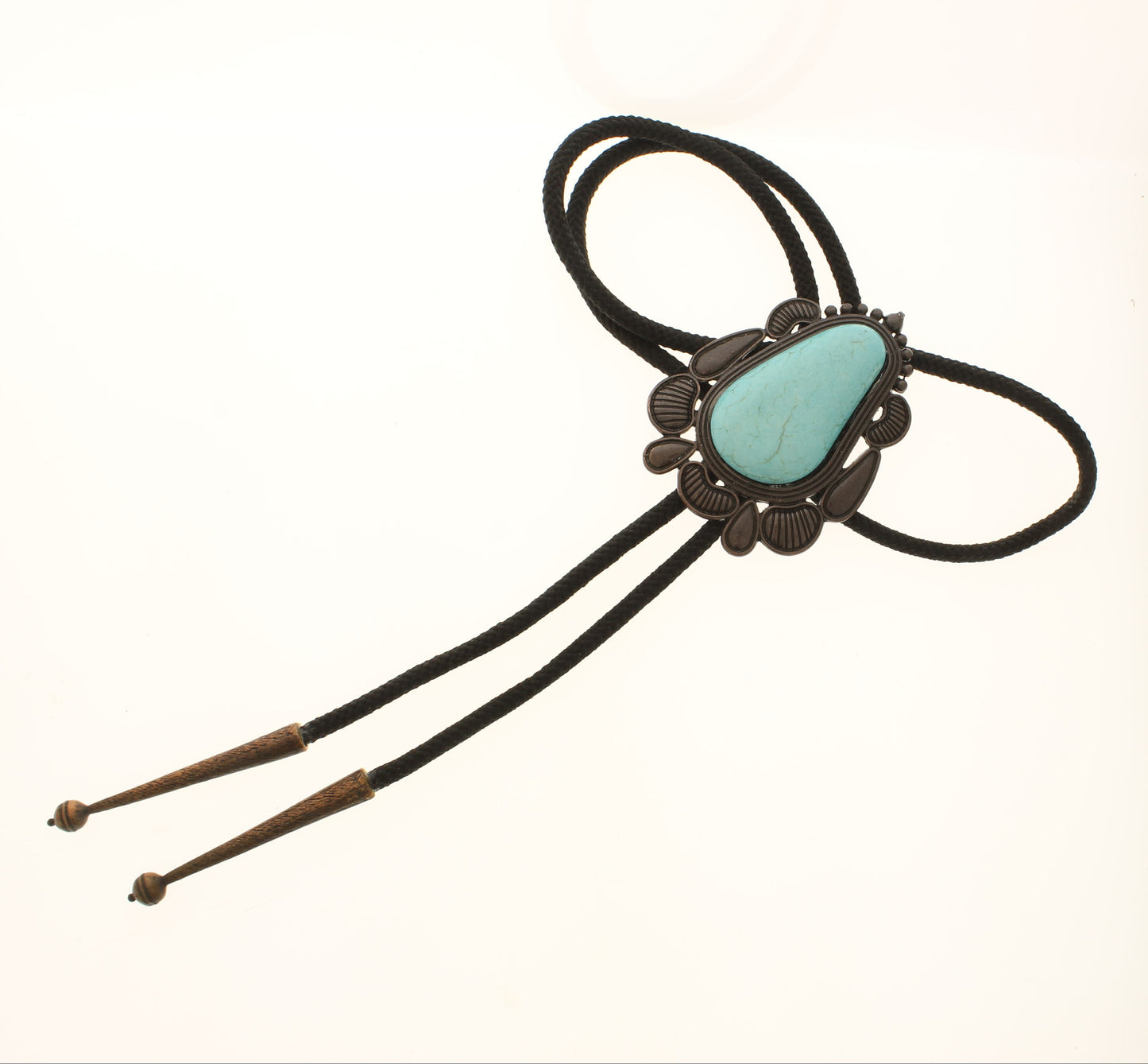 70mm x 72mm Turquoise Mesa Bolo Tie, made in USA, each