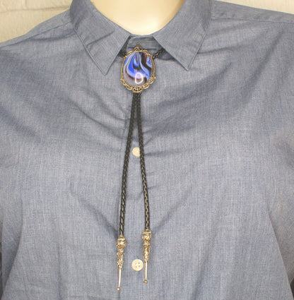 Bluestorm Bolo Tie, Made in USA, each 36.3mm x 58.9mm
