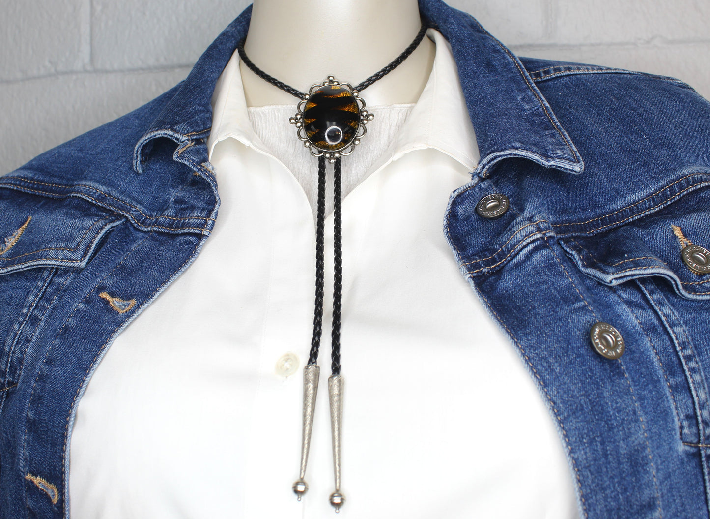 Shadowroot Bolo Tie, made in USA, each 47.8mm x 56.4mm