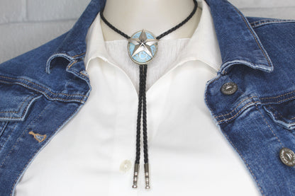 Mesa Star Bolo Tie, Made in USA, each 35mm x 44.7mm