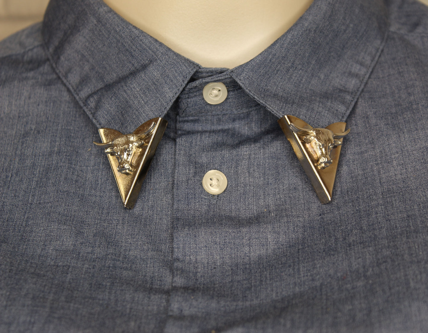 Bull’s Honor Collar Tips, Made in USA, 35.4mm 32.7mm, pair