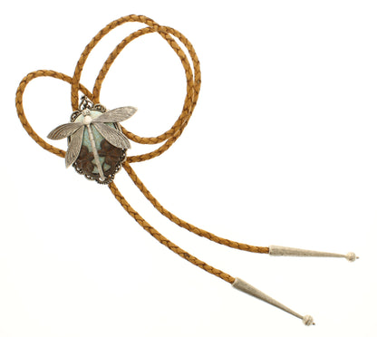 Skybound Spirit- Dragonfly Bolo Tie, Made in USA, 61.3mm x 59.3mm