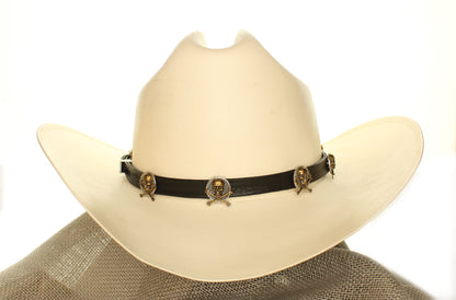 Skull March Hatband, adjustable length, Made in USA, Hat NOT included
