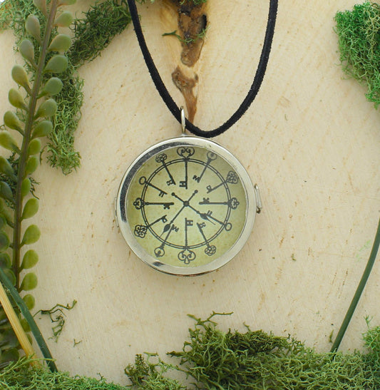 41mm Keywheel Medallion Necklace, made in USA, each