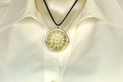 41mm Keywheel Medallion Necklace, made in USA, each