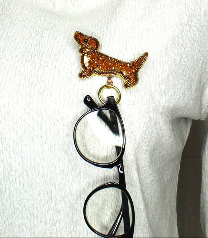 52mm x 83mm Wiener Dog Glass Keeper, made in USA, each