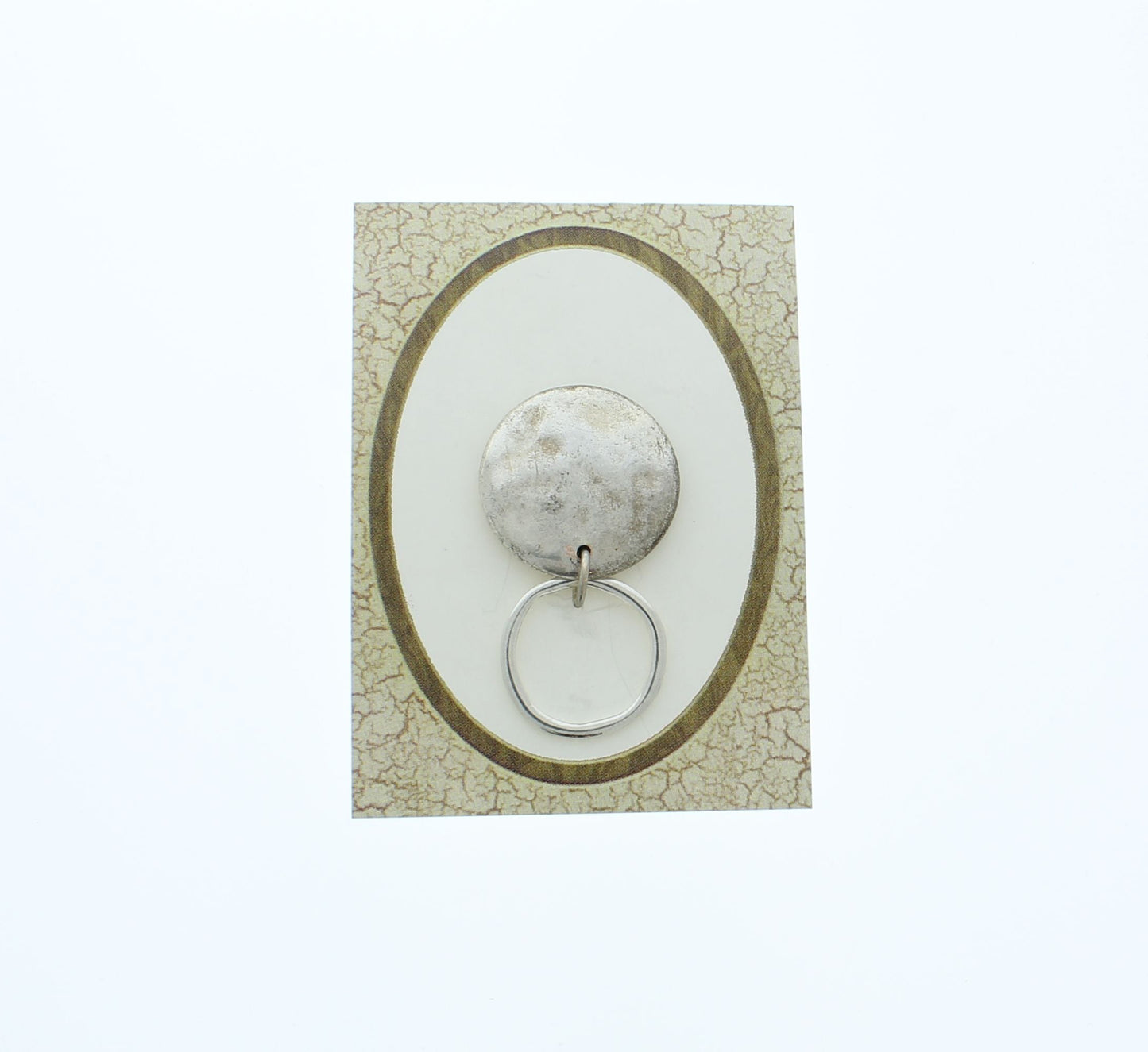 28mm Weathered Moon Eyeglass Clip, made in USA, each