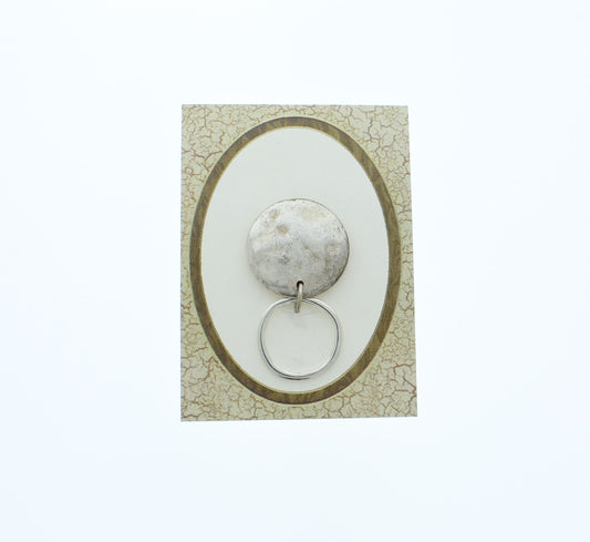 28mm Weathered Moon Eyeglass Clip, made in USA, each