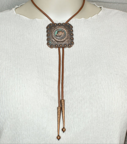 57mm Lone Wolf Bolo Tie, made in USA, each