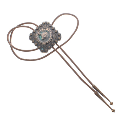 57mm Lone Wolf Bolo Tie, made in USA, each