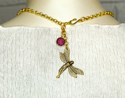 Mushroom Fairy Necklace, made in USA, each