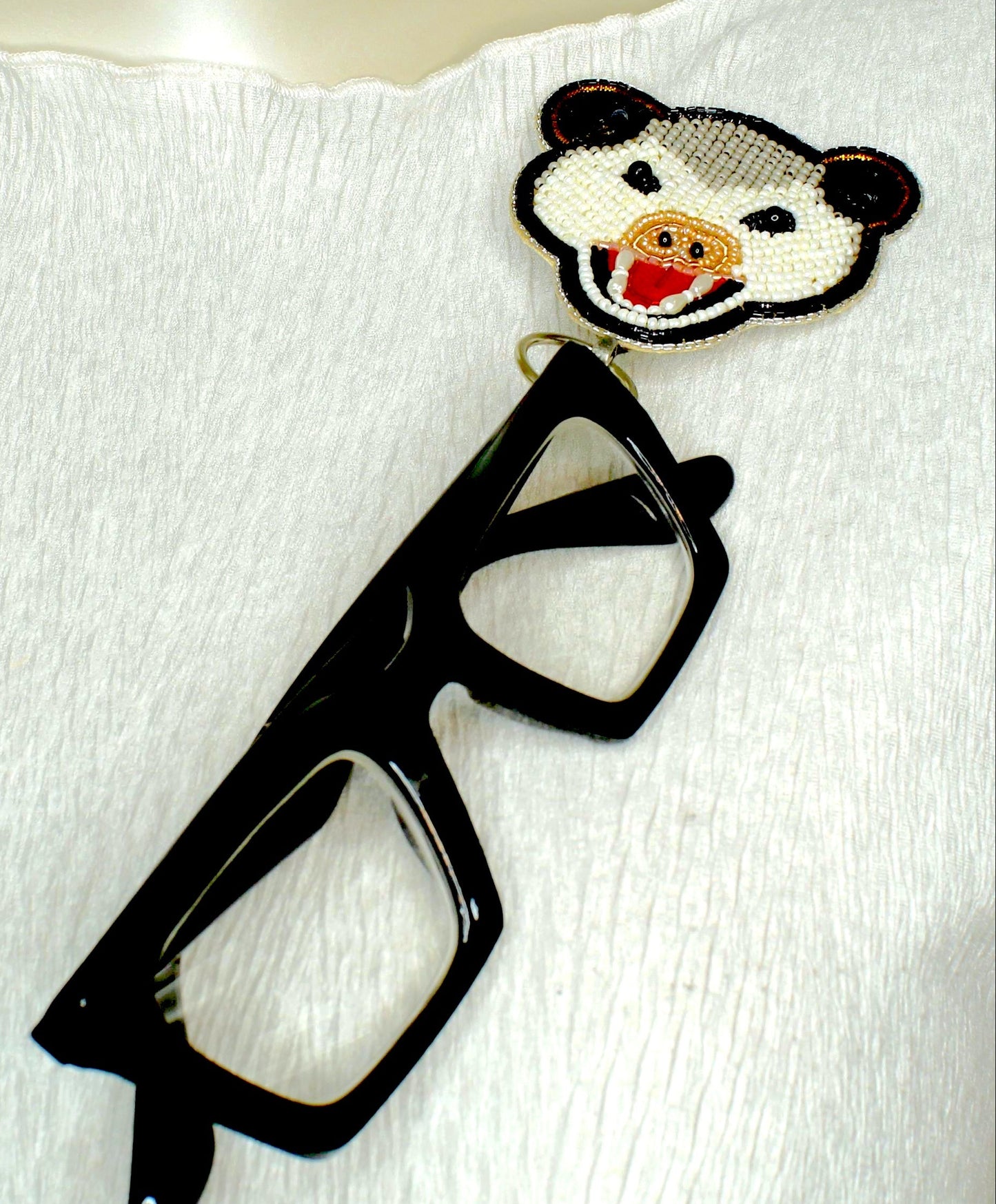 69mm x 66mm Possum Pal Eyeglass Clip, made in USA, each