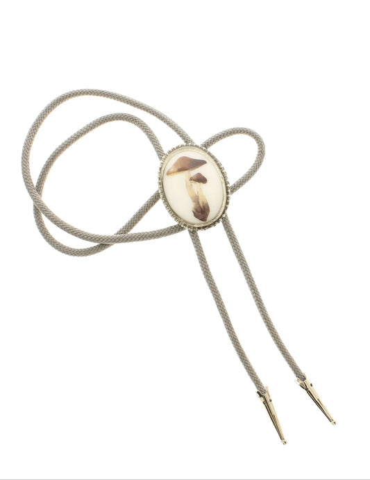 48mm x 36mm Resin Mushroom Western Bolo, made in USA, each
