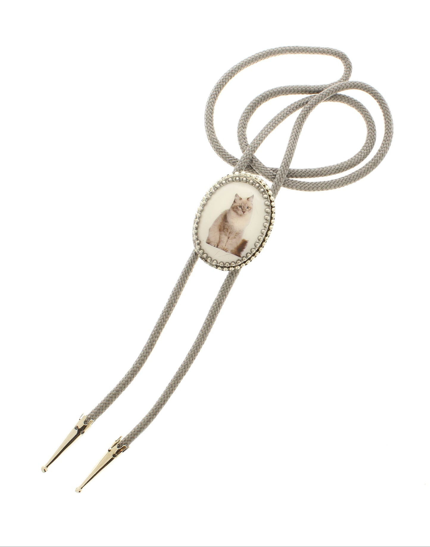 48mm x 36mm Resin Cat Portrait Bolo, made in USA, each