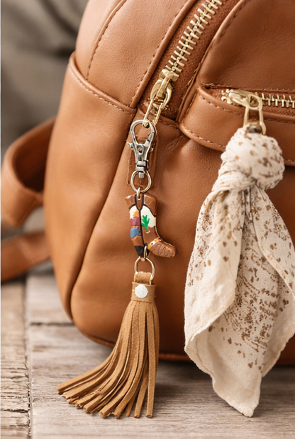 Howdy Boot Purse Pull Tassel, made in USA, each