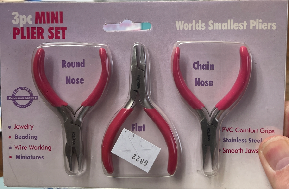 MINI 3pc set , Pliers , sold by 1 set of 3