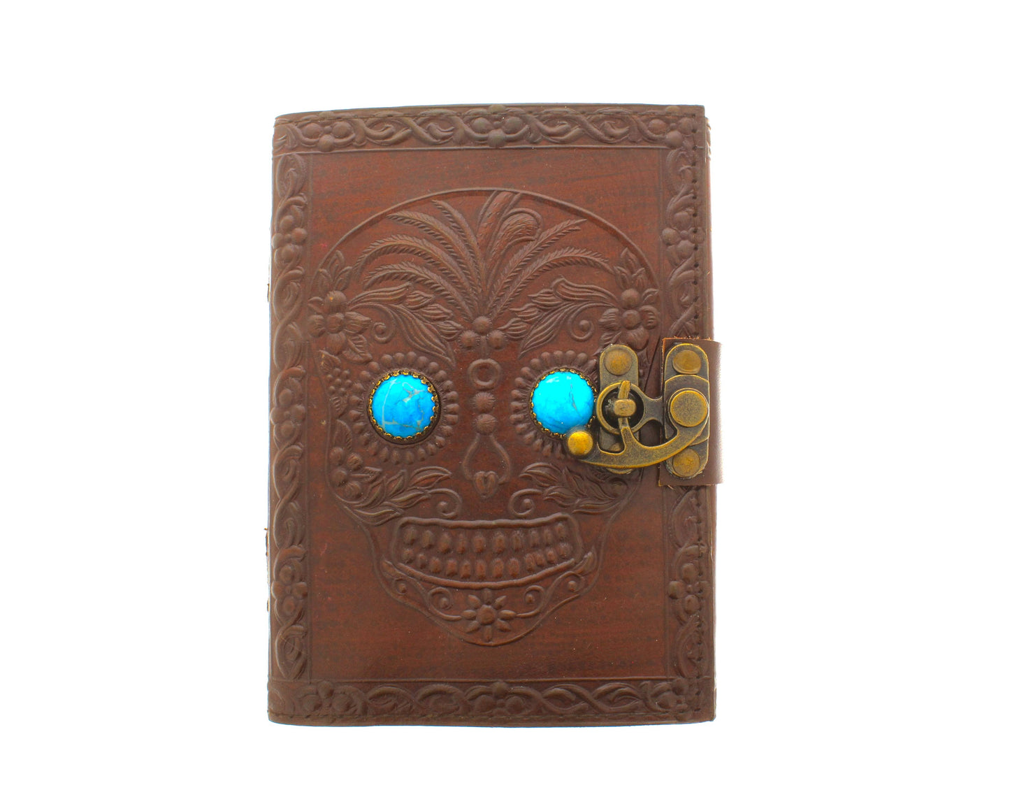 5" x 7" The Turquoise Skull Journal, made in USA, each