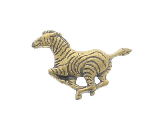 26.5x38mm Zebra, Antique Gold, pk/6