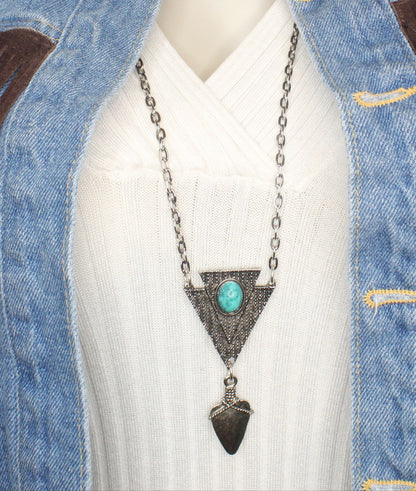 84mm x 39mm Spirit of the Arrow Necklace, made in USA, each