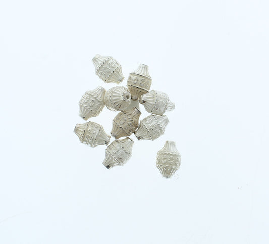 14mm x 8mm Vintage Ivory Spacer Beads, pack of 21