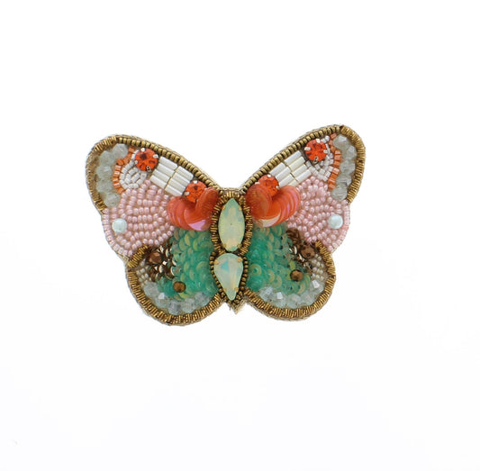 55mm x 76mm Petal & Pearl Butterfly, each