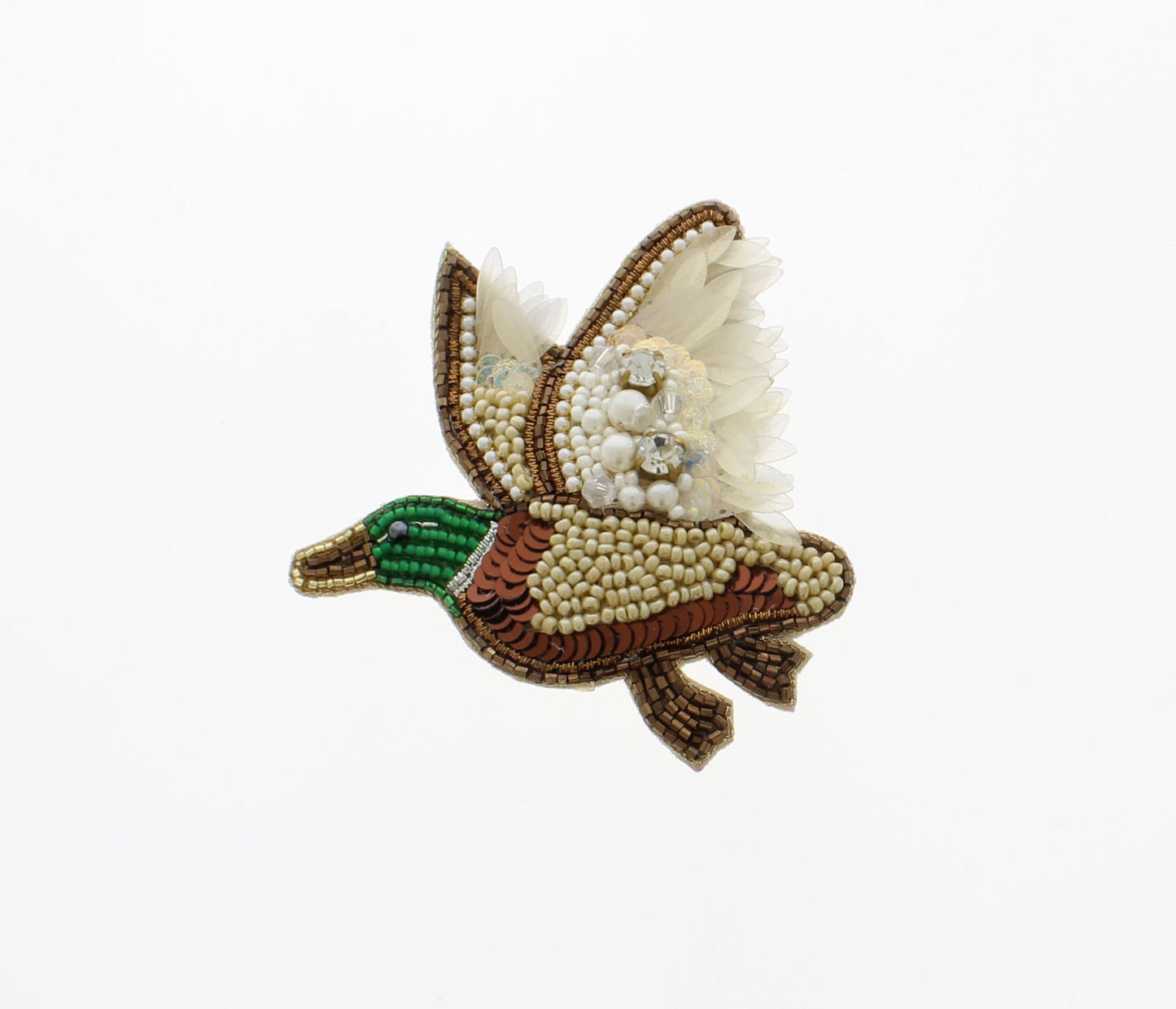 77mm x 71mm Duck Sequin Pin, each