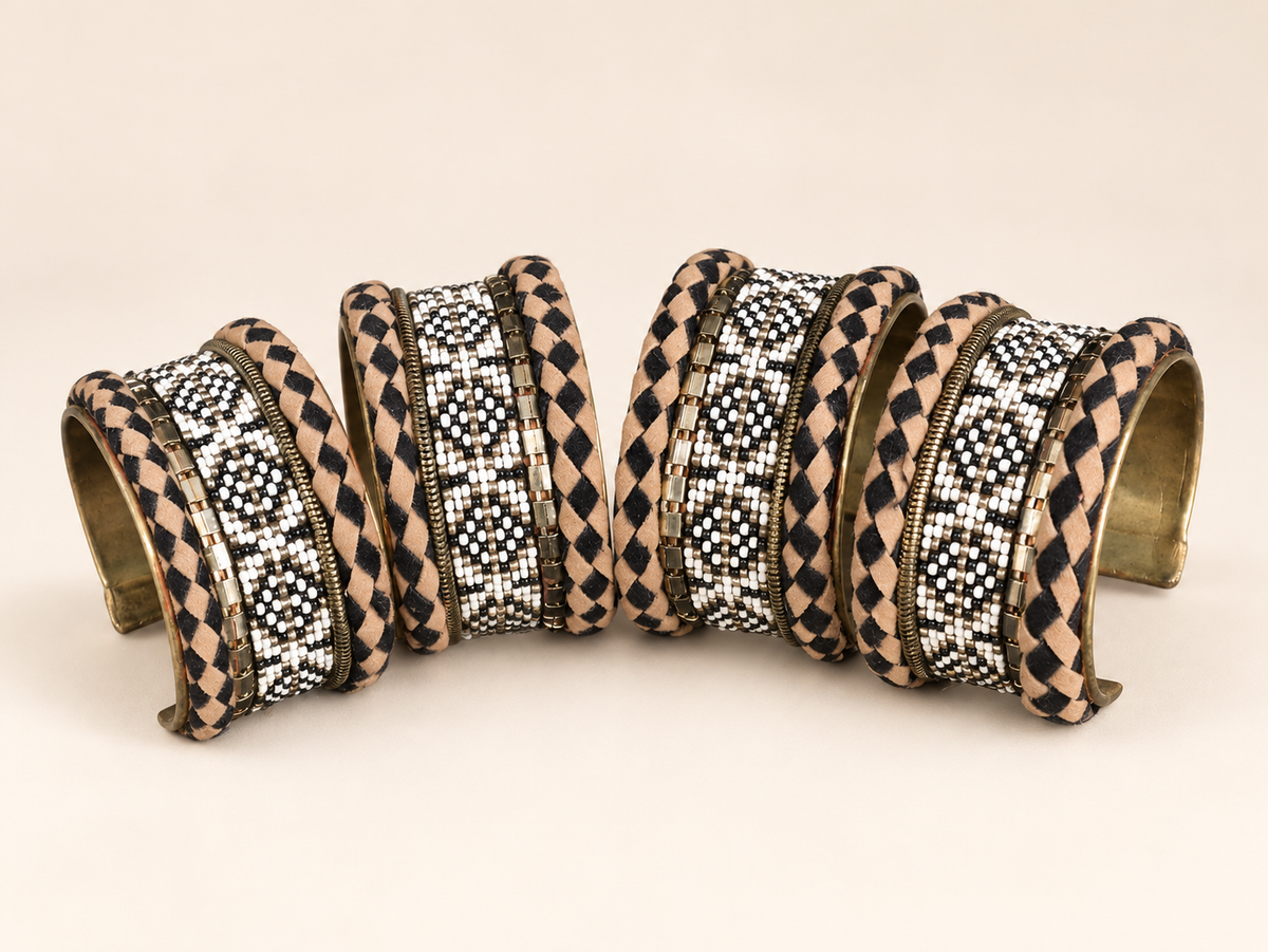 Beaded Cuff Bracelets BULK RESELLER SPECIAL $2 each (10 minimum)