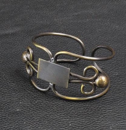 Bracelet Cuff w/14mm Rectangle Base, ea