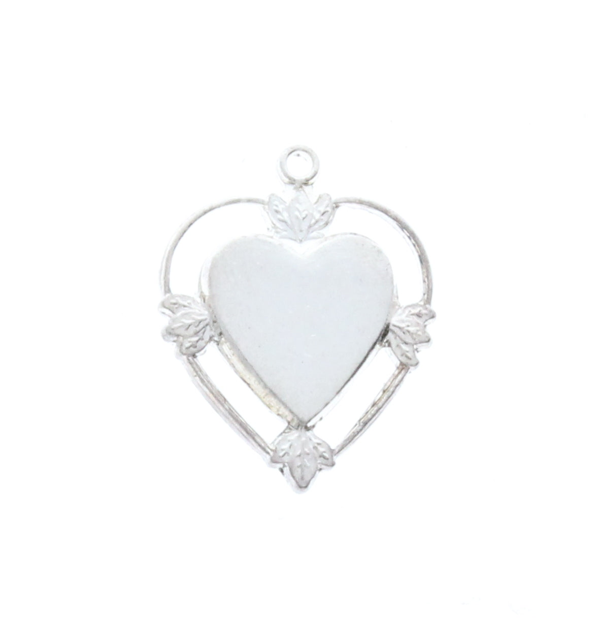 Victorian Heart Charm, pk/6