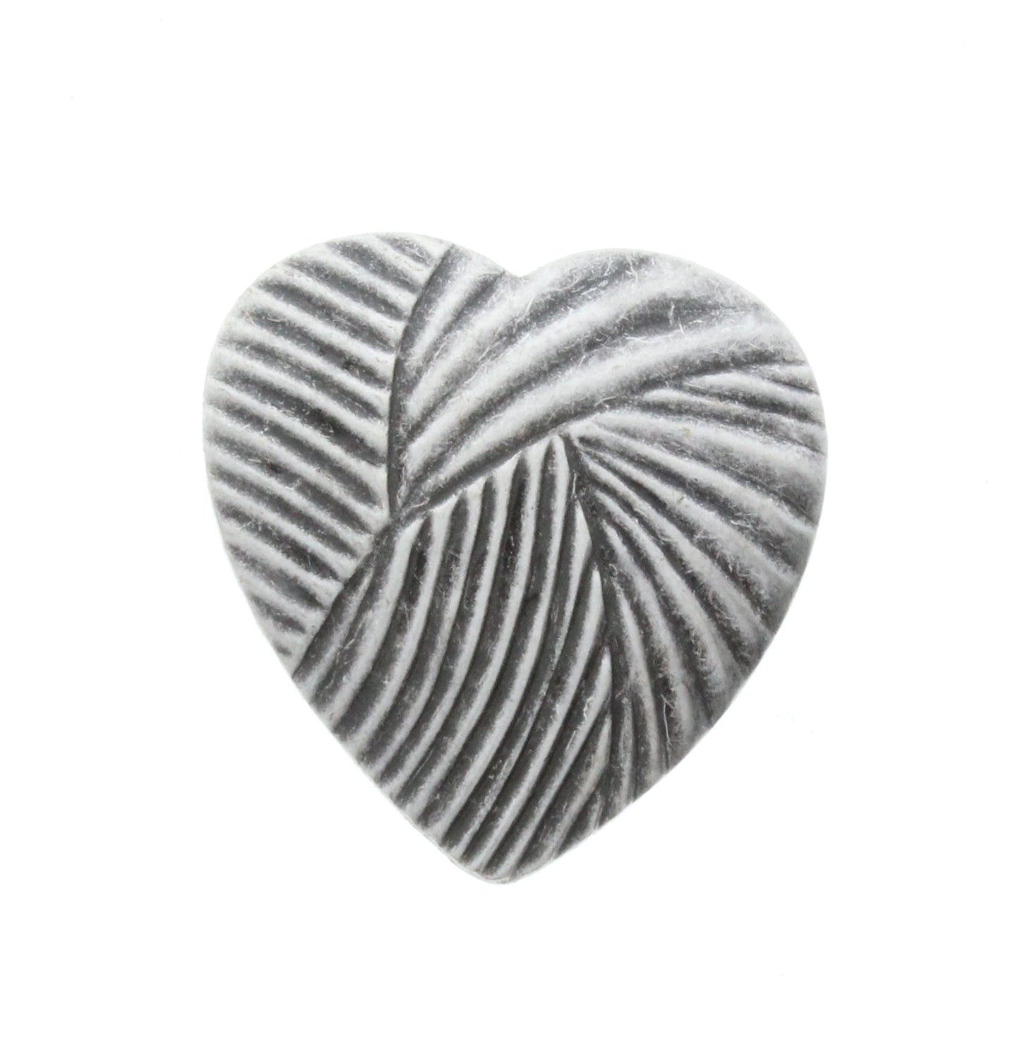 Layered Swirl Heart, Antique Silver, pk/6