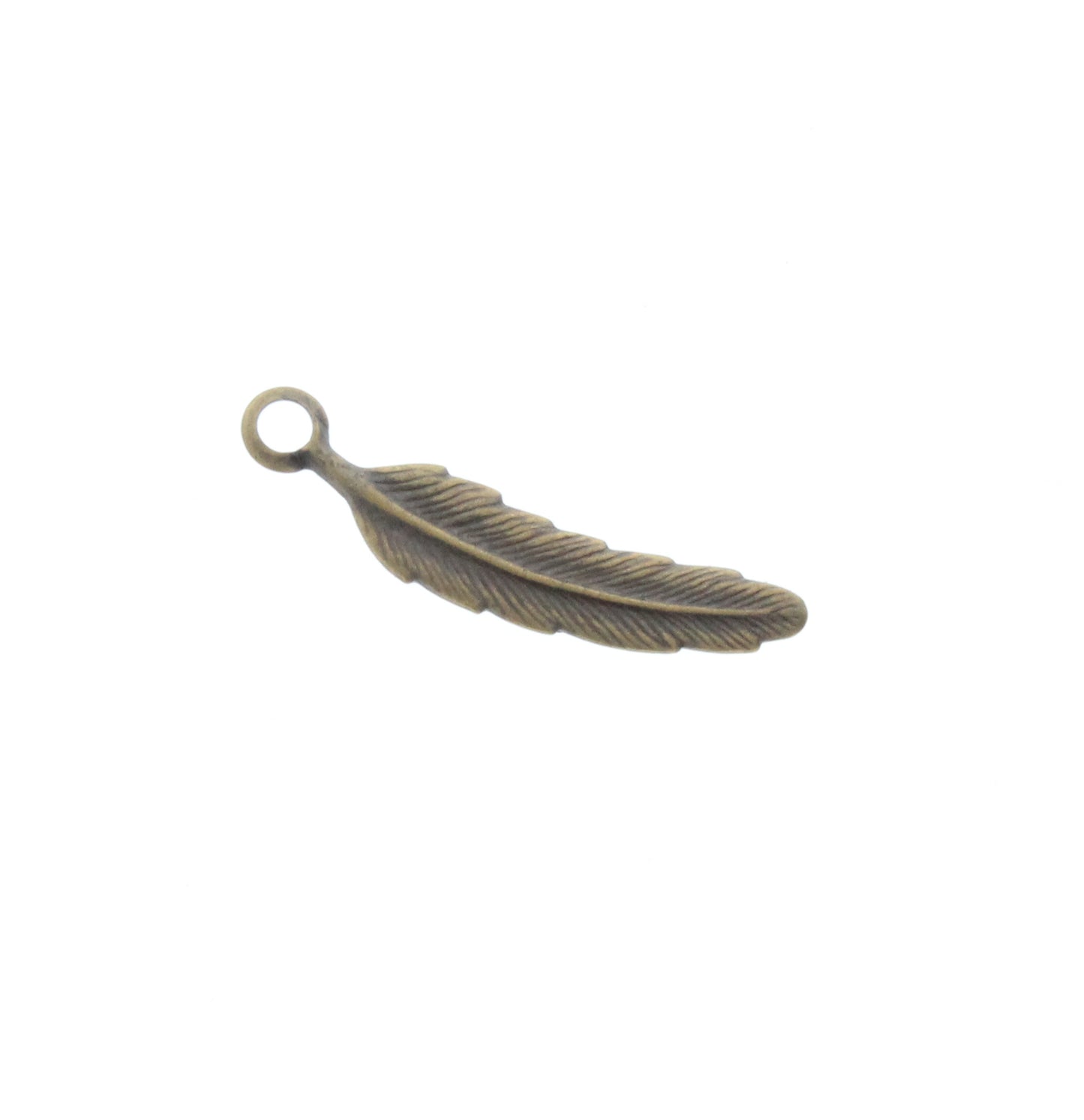 Wing Feather Charm, 6 pack