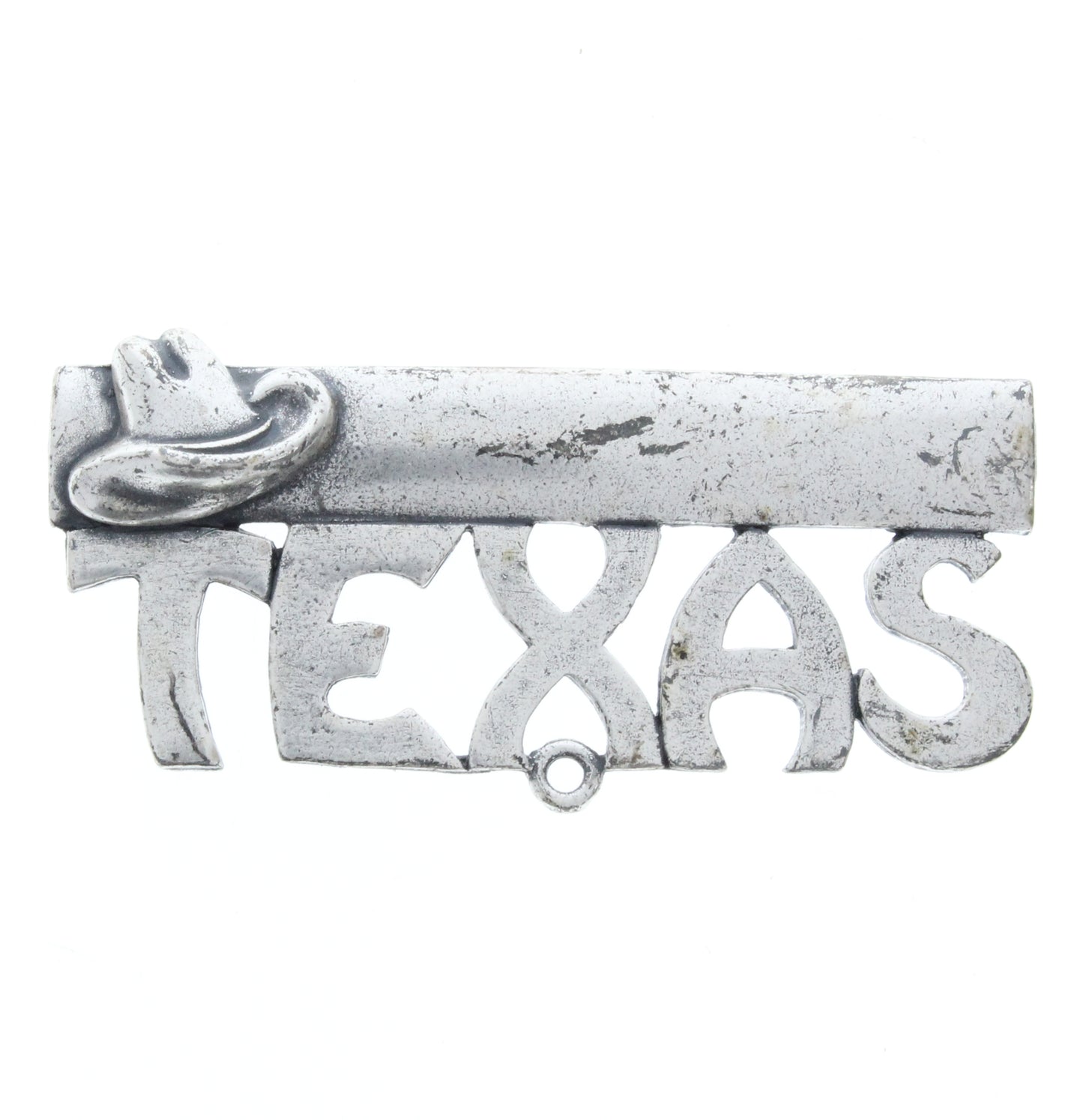 Classic Silver Texas Pin Charm, Pk/6