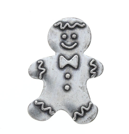 Gingerbread Boy Charm, Pk/6