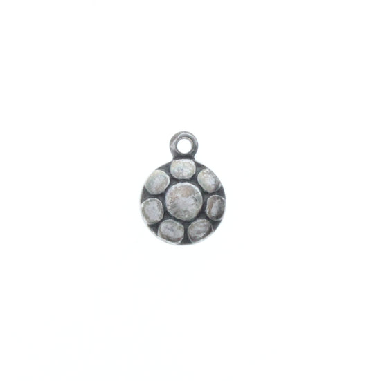 Flower Drop Charm, Pk/6