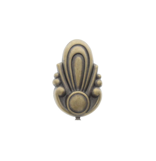 Small Antique Brass Angel Body Charm, Pk/6