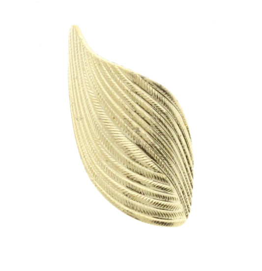 Bright Gold Leaf/Wing Charm, Pk/6