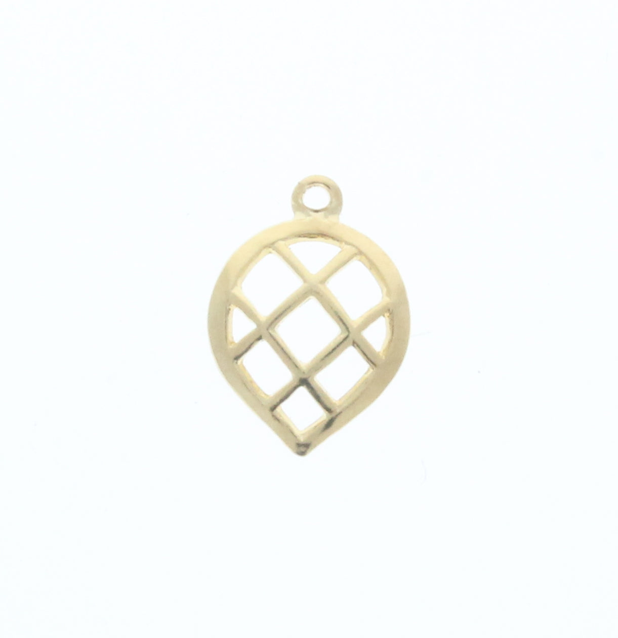 Criss-Cross Charm w/Ring, ea