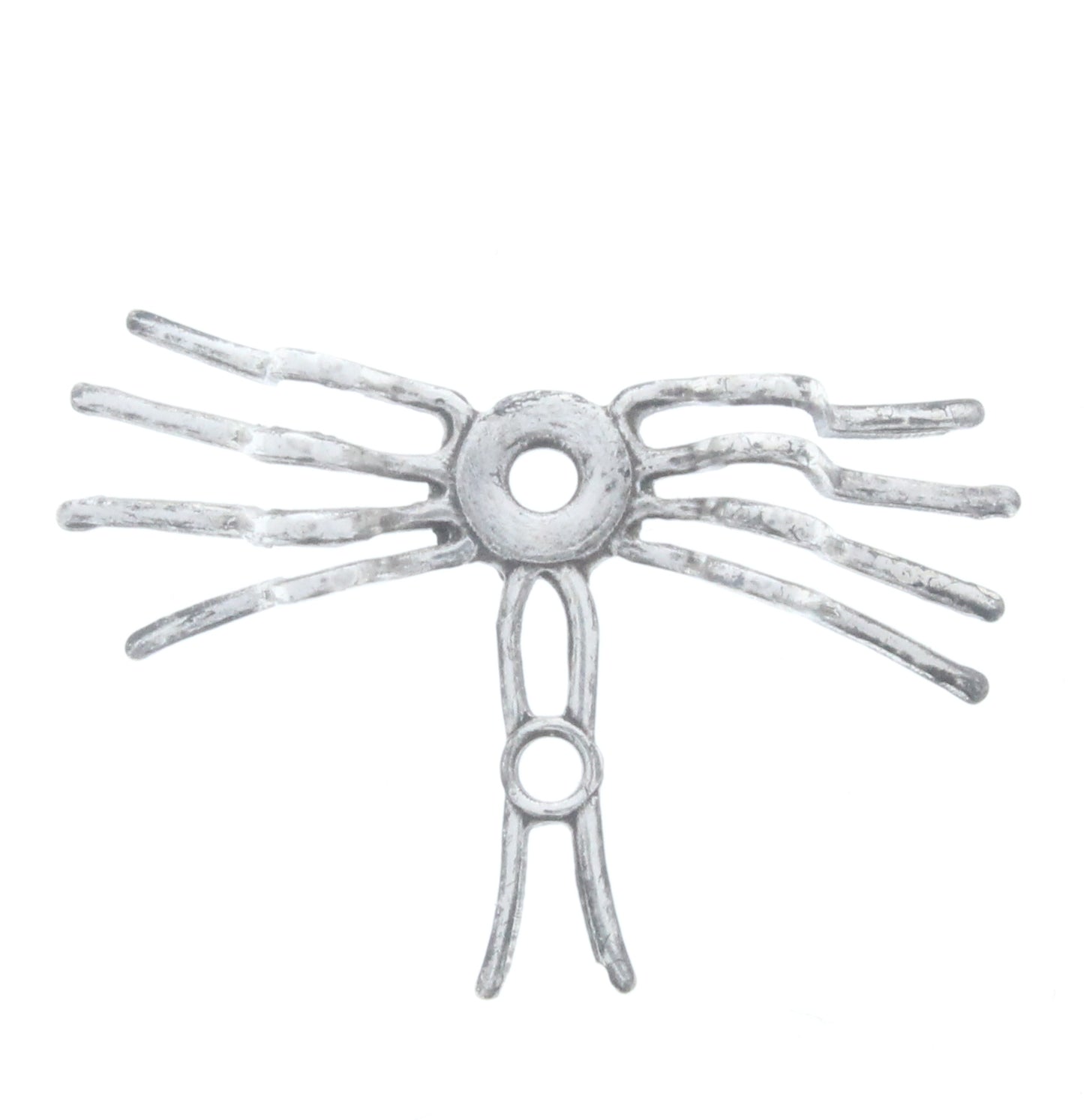 8-Legged Spider Pin Charm, Pk/6
