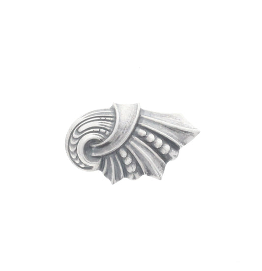 Right-Facing Nouveau Swirl/Wing Charm, Pk/6