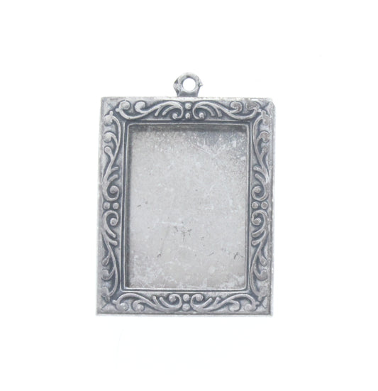 Classic Silver Picture Frame Charm, ea