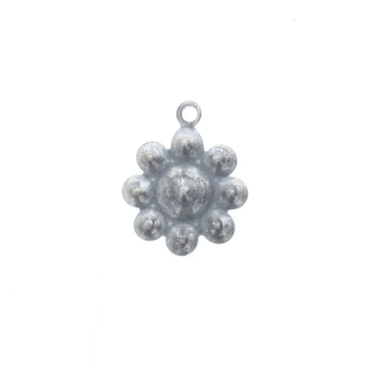 Beaded Round Drop Charm, Pk/6