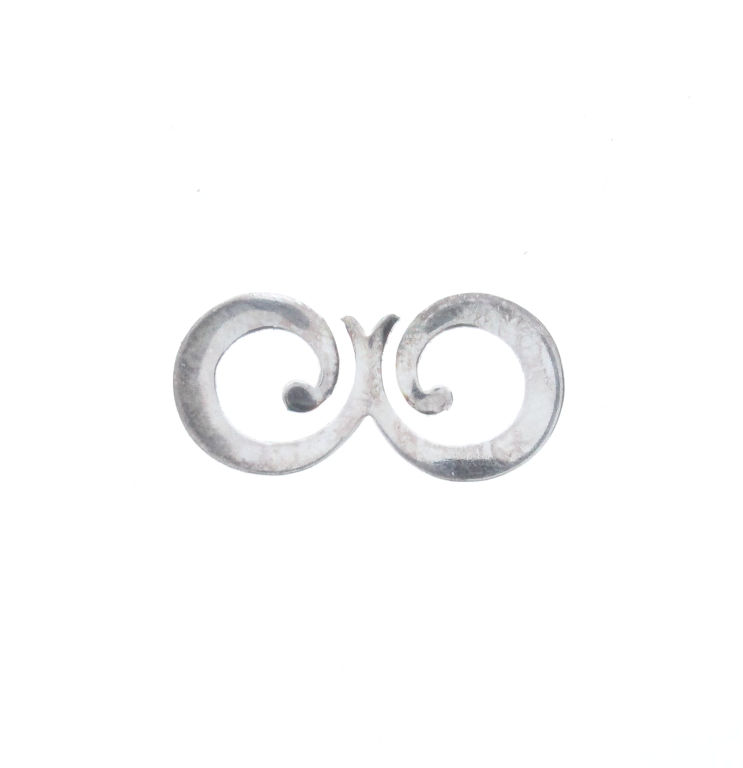 Double Swirl Charm, Pk/6