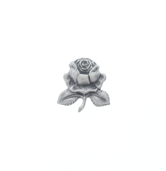 Blooming Rose Charm, Pk/6