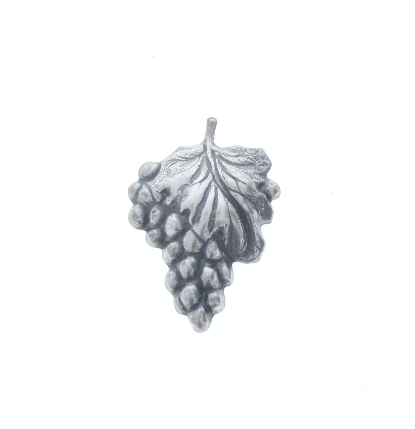 Classic Silver Grapes Bunch Charm, Pk/6